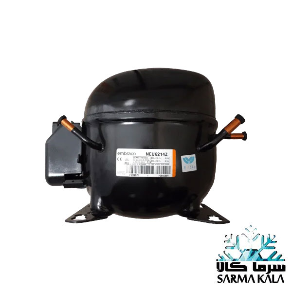 کمپرسور یخچال امبراکو مدل NEU6214Z ظرفیت ۳/۴ گاز 134